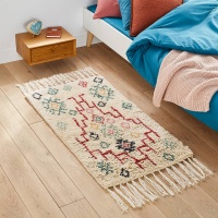 Прикроватный Коврик в берберском стиле Adza 60 x 110 см разноцветный LA REDOUTE INTERIEURS  фото, kupilegko.ru